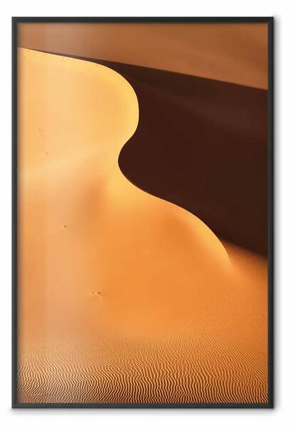 Poster: Onda di sabbia: paesaggio di deserto in Marocco