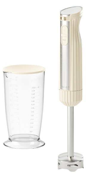 FRULLATORE ad Immersione Con Bicchiere graduato linea SOUS CHEF dimensioni 5,8x6,8x h39,8 cm, Pio&Tito Toso 600 Watt colore Crema