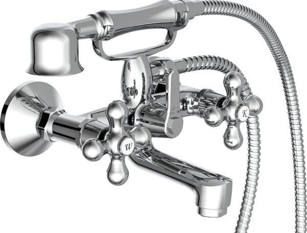 Miscelatore per vasca Blueperl Elk, cromo