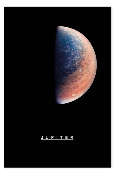 Quadro moderno Giove verticale