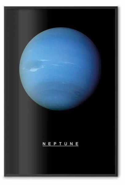 Poster: Nettuno: pianeta blu, iscrizione inglese