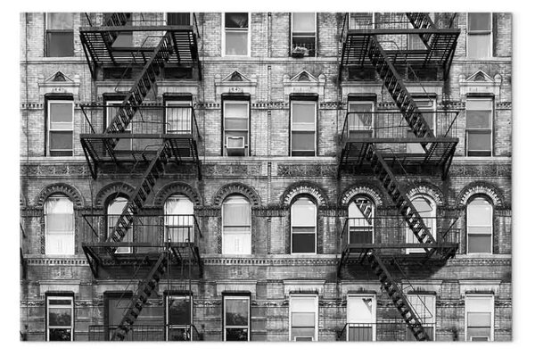 Quadro moderno Città di finestre - fotografia architettura New York