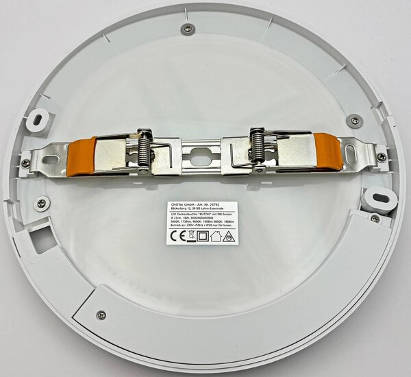 Plafoniera LED BUTON con sensore PIR Ø 23cm 18W 3000/4000/6000k