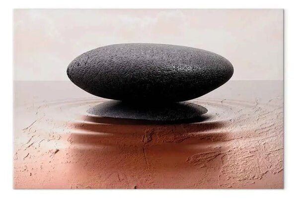 Quadro Sussurro d'oriente - pietra in armonia con natura Zen