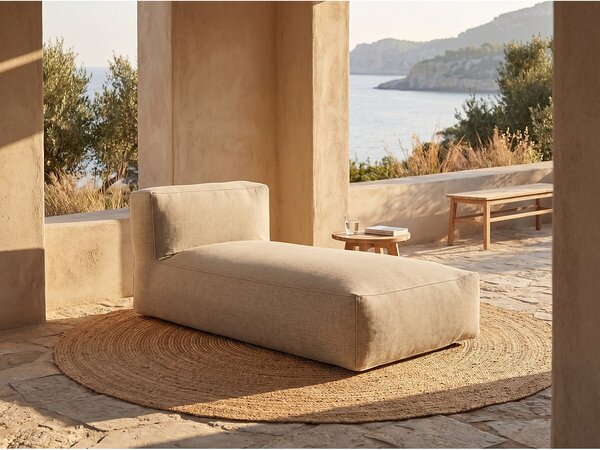 Penisola da giardino in Tessuto Beige - NOUMARA di MYLIA