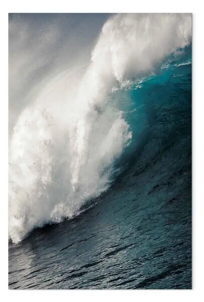 Quadro Onda dell'oceano verticale