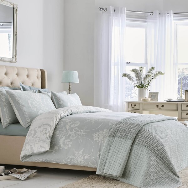 Laura Ashley copripiumino matrimoniale incl. 2 federe Josette Duckegg 200cm x 200cm