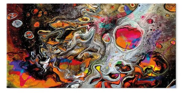 Quadro su tela Universo dipinto verticale
