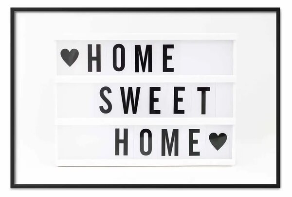 Poster: Cinema Light Box - sottotitoli in inglese bianco e nero