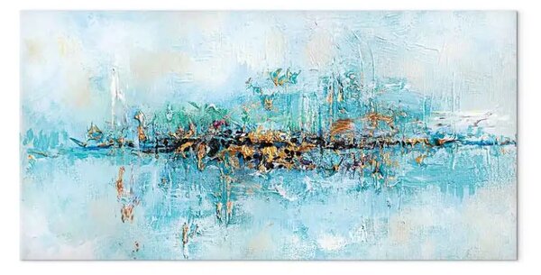 Quadro su tela Laguna largo
