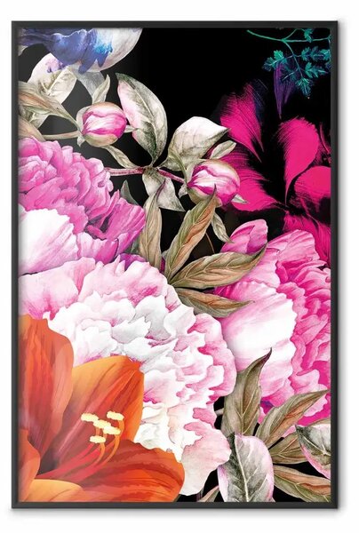 Poster: Profumo d'estate - fiori colorati in stile glamour