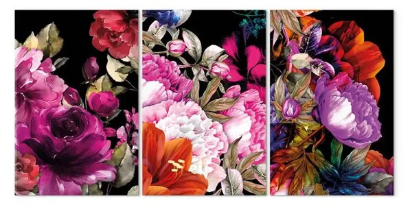 Quadro moderno Bouquet per le vacanze (3 pezzi)