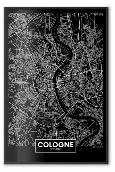 Poster: Mappa scura di Colonia - sottotitoli in inglese