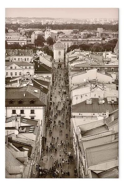 Quadro moderno Via Floriańska - Il famoso simbolo della città di Cracovia