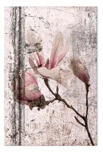 Quadro contemporaneo Magnolia squisita verticale