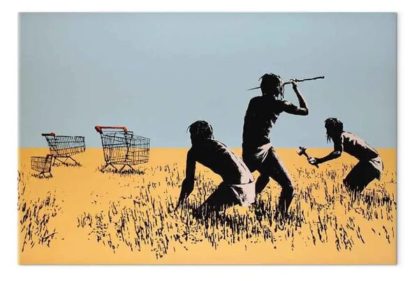 Quadro contemporaneo Cacciatore di promozioni largo