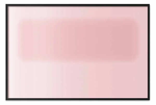Poster: Macchia pastello - minimalista rosa