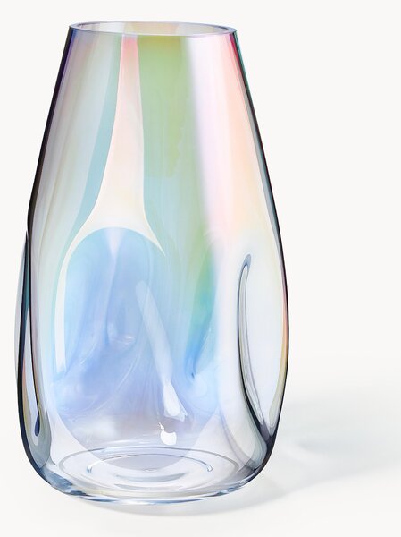 Vaso grande in vetro soffiato Rainbow, alt. 35 cm