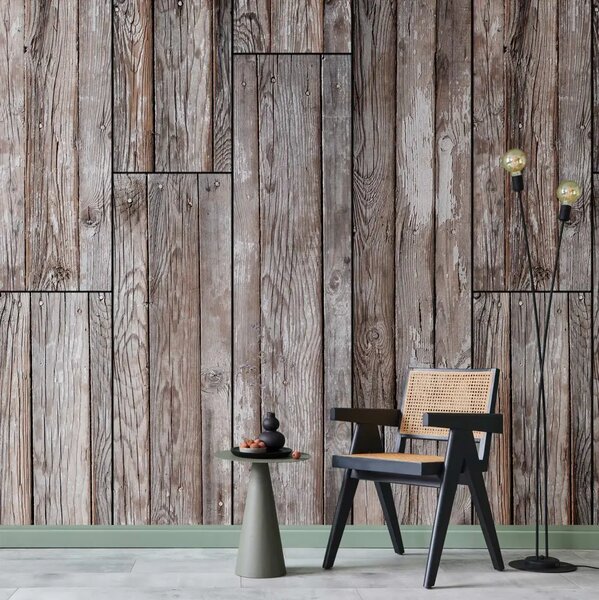 Carta da parati design Legno scandinavo