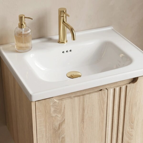 Mobile bagno con lavabo Rea DB86-60L-3 Light 60cm