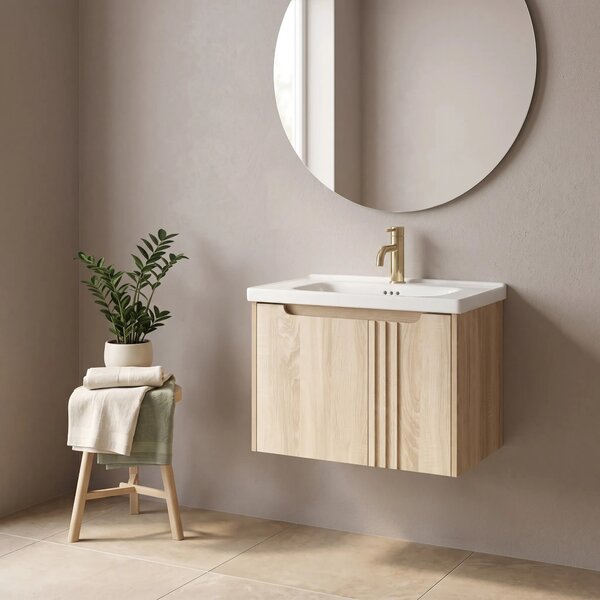 Mobile bagno con lavabo Rea DB86-60L-3 Light 60cm