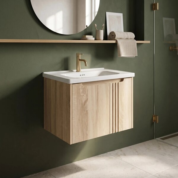 Mobile bagno con lavabo Rea DB86-60L-3 Light 60cm