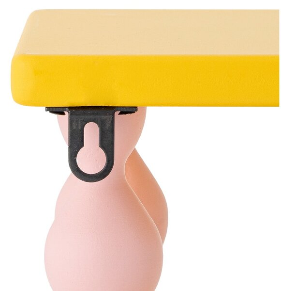Mensola per bambini gialla con ripiani multipli 60 cm Bibiola – Bloomingville Mini