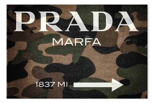 Quadro moderno Prada moro largo