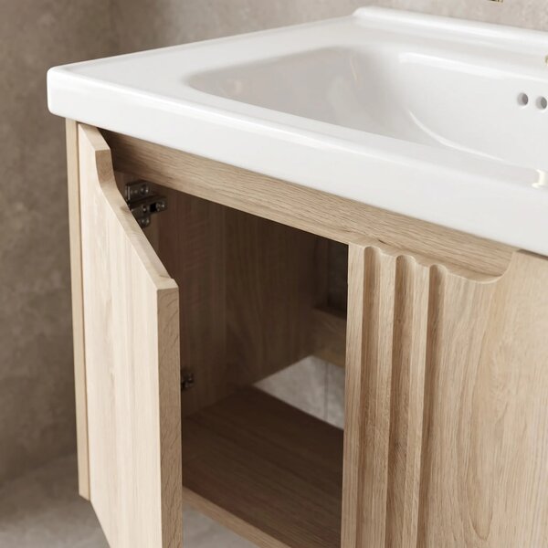 Mobile bagno con lavabo Rea DB86-60L-3 Light 60cm