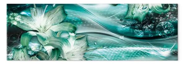 Quadro contemporaneo Sogno di smeraldo stretto