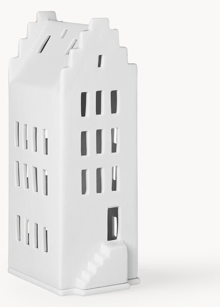 Portalumino alto in porcellana Living, alt. 20 cm