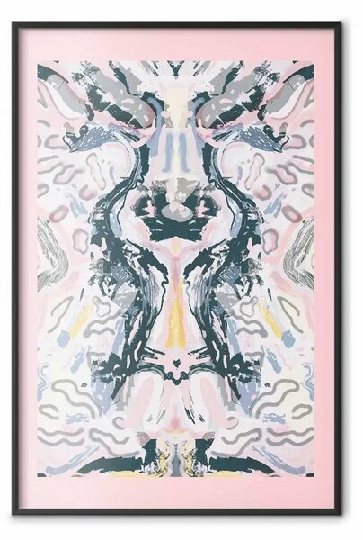 Poster: Mantra Rorschach - modello colorato e astratto in stile artistico