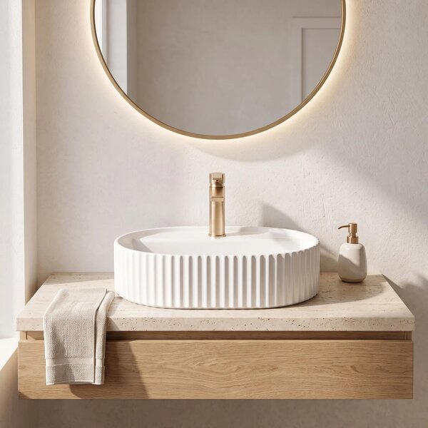 Lavabo da appoggio Rea Marcela 45