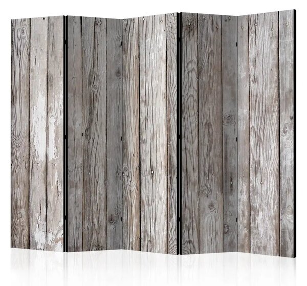Paravento Legno scandinavo II - texture di tavole di legno naturali