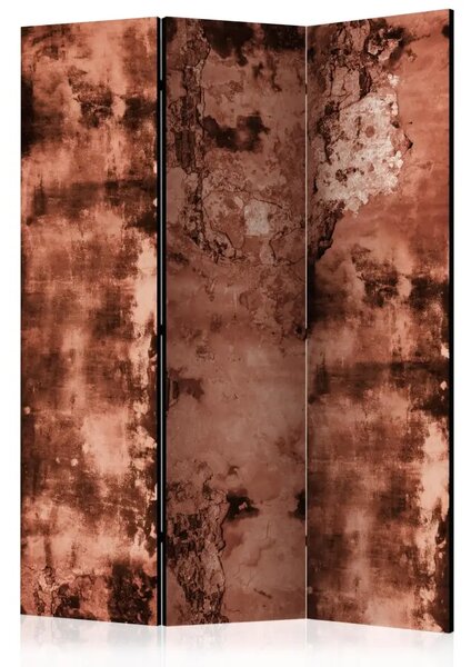Paravento Betonage marrone - texture di cemento marrone con sfondo irregolare