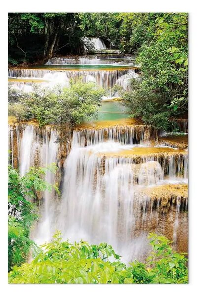 Quadro Cascata paradisiaca verticale