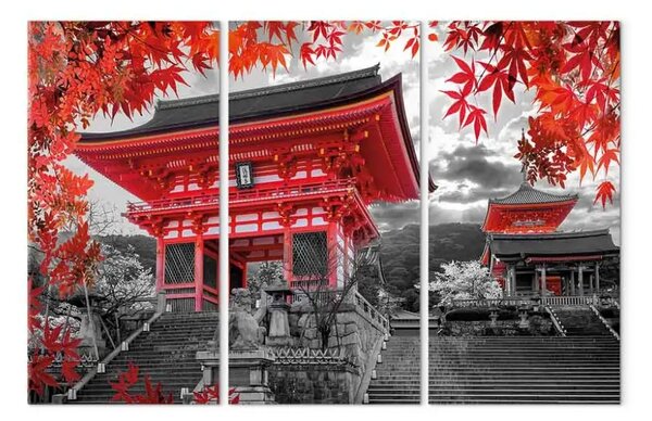 Quadro moderno Kyoto, Giappone (3 pezzi)