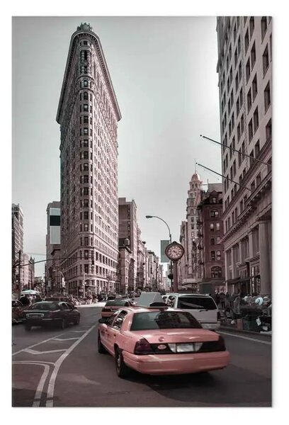 Quadro su tela Building Building a New York - Foto di Street and Architecture