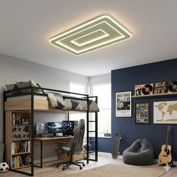 Plafoniera moderna promoingross halo r50 full led cct metallo metacrilato - Promoingross