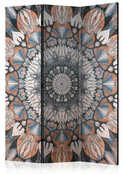 Paravento Mandala hetmana - modello colorato dall'Estremo Oriente