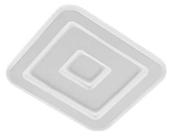 Plafoniera moderna promoingross halo q35 full led cct 35x35 metallo metacrilato - Promoingross