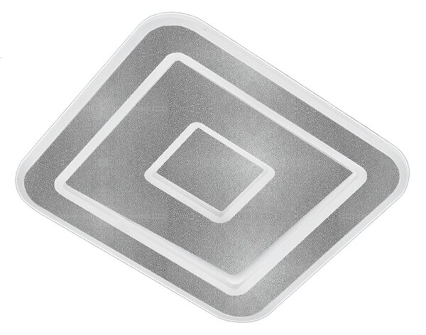 Plafoniera moderna promoingross halo q35 full led cct 35x35 metallo metacrilato - Promoingross