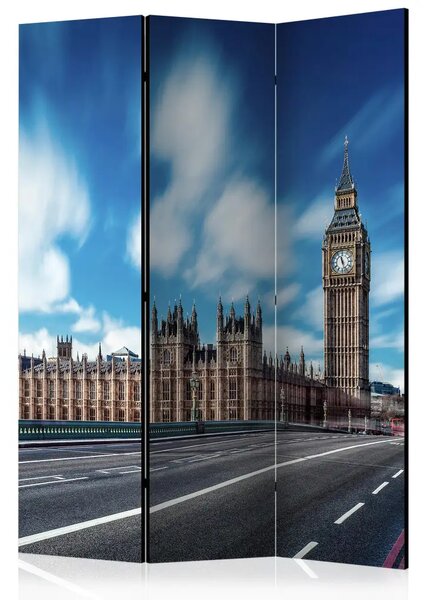Paravento separè Londra soleggiata - Big Ben con sfondo celeste