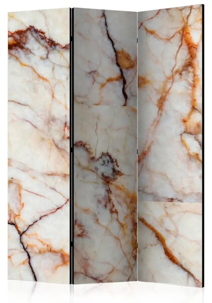 Paravento design Lastra marmorea - composizione chiara a texture di pietra