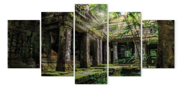 Quadro Preah Khan a Angkor Wat - Foto con architettura e giungla