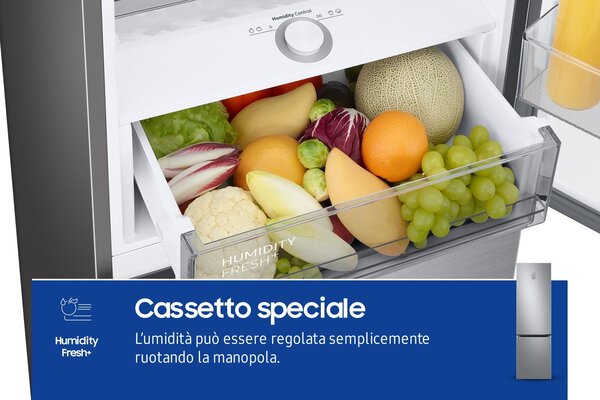 Samsung Frigorifero Combinato No Frost Classe C Capacit 390 Litri colore Acciaio - RB38C676CS9/EF