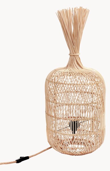 Paralume per lampada da terra in rattan Dumpling, varie misure