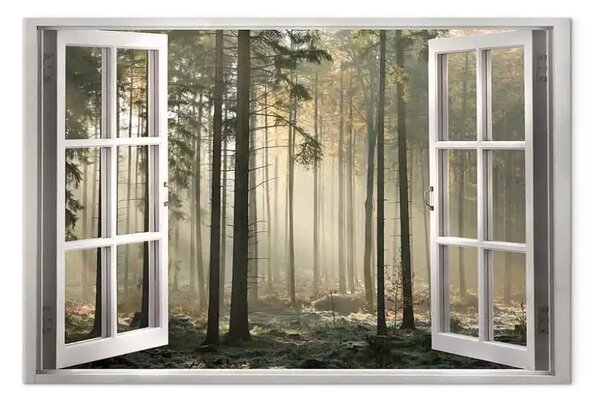 Quadro contemporaneo Foresta silenziosa largo
