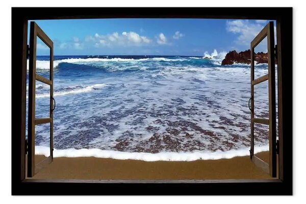 Quadro contemporaneo Oceano Pacifico largo