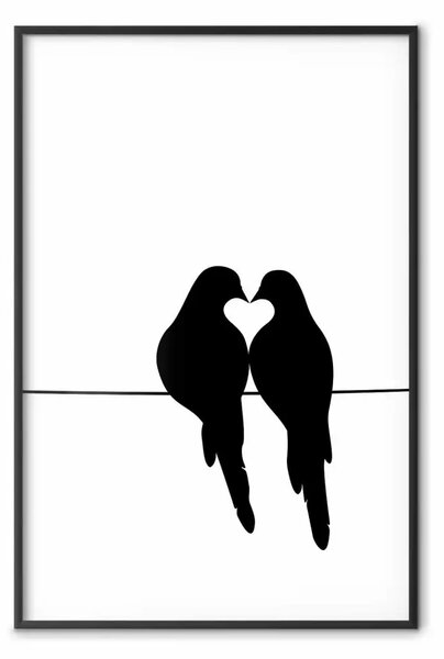 Poster: Uccelli innamorati